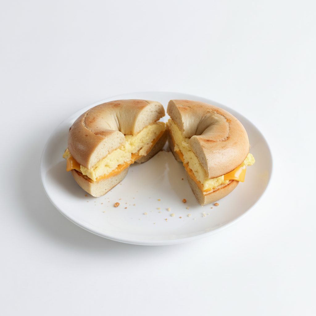 Egg and Cheese Bagel.