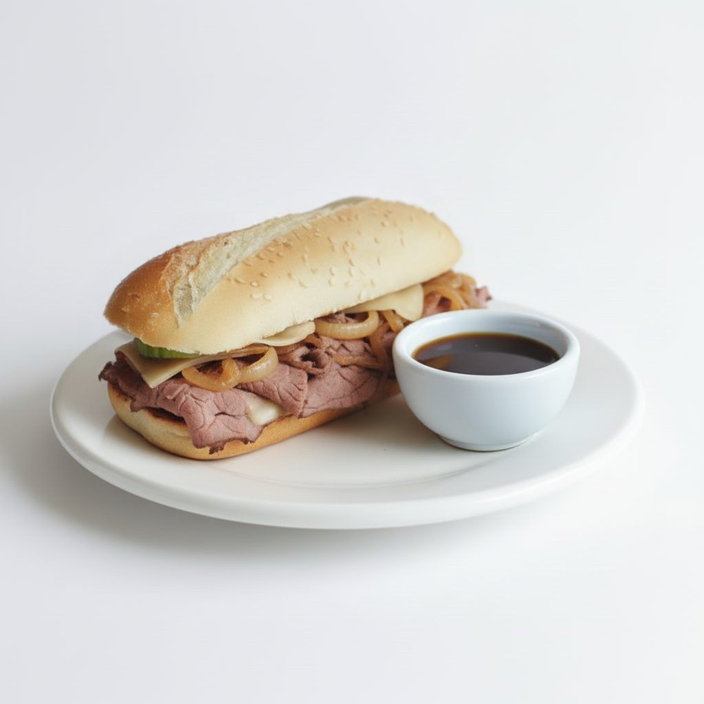 French Dip Sandwich.