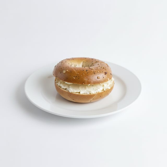 Bagel with Cream Cheese.